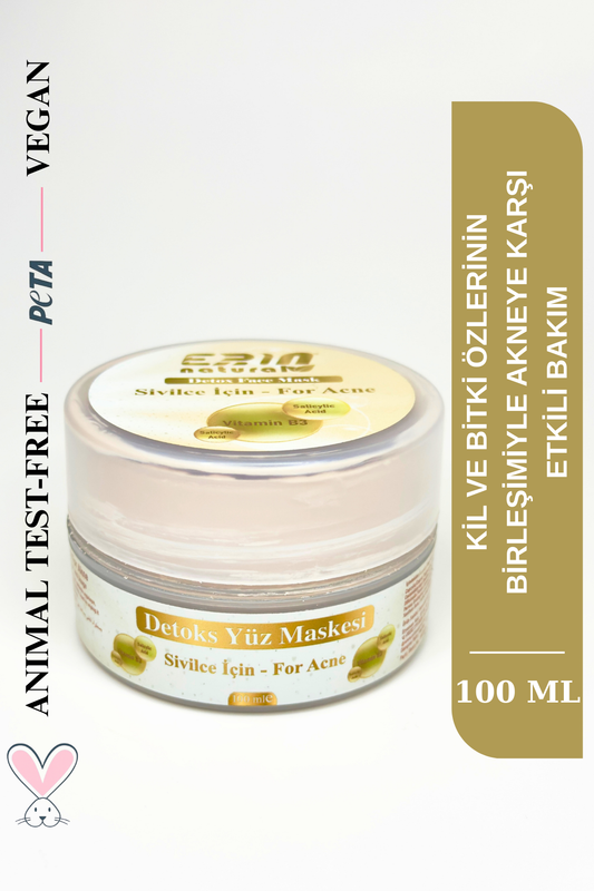 Sivilce Karşı Detoks Yüz Maskesi 100 ml