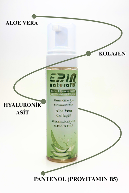 Nemlendirici Besleyici Yüz Temizleme Köpüğü Hassas Cilt Için - Sülfatsız 200 ml