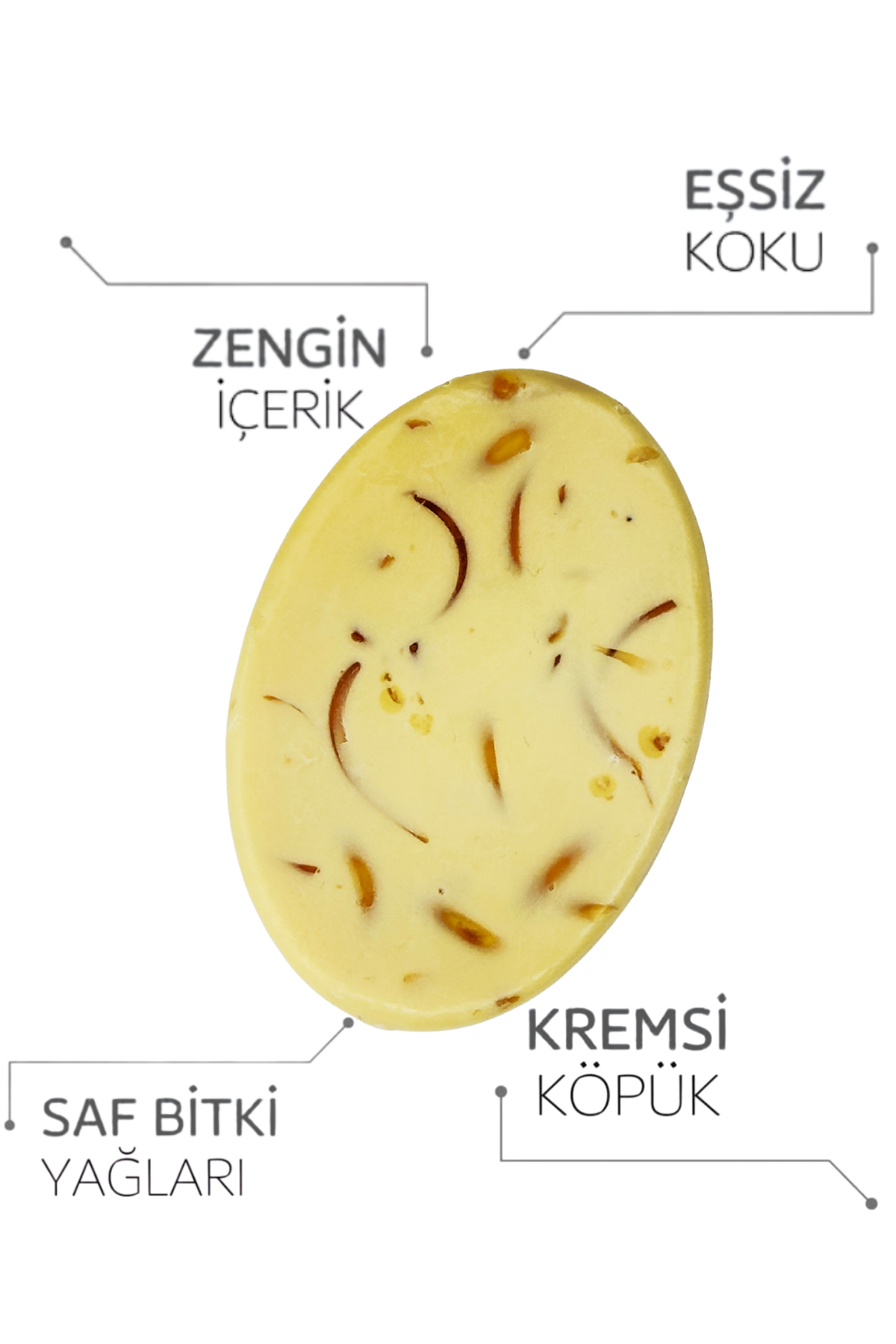 El Yapımı Hindistan Cevizi Yağlı Sabun 125 gr