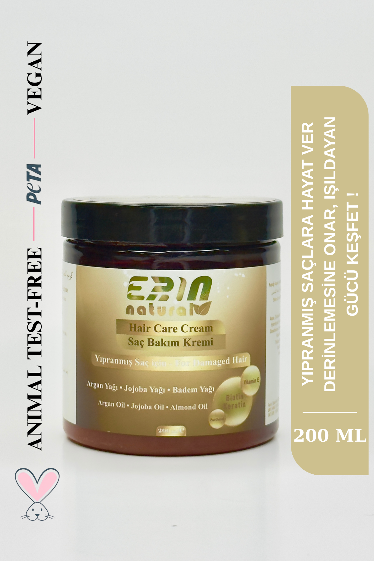 Onarıcı ve Dolgunlaştırıcı Saç Bakım Kremi 200 ml