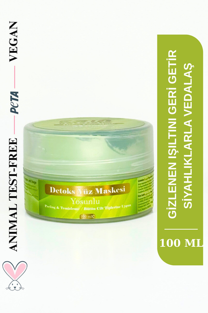 Siyah Nokta Karşıtı Detoks Yüz Maskesi 100 ml