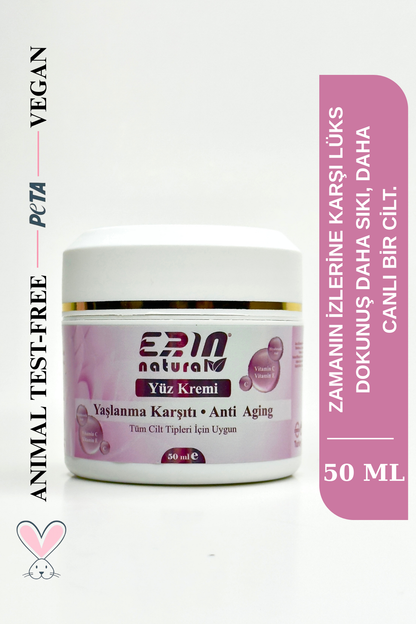 Yaşlanma Ve Kırışıklık Karşıtı Yüz Kremi 50 ml