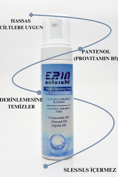 Besleyici Yüz Temizleme Köpüğü Sülfatsız 200 ml